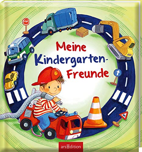 Ars Edition GmbH Kindergarten-Freunde (Fahrzeuge): Freundebuch ab 3 Jahren für Kindergarten und Kita, für Jungen und Mädchen, 4489120919 von Ars Edition